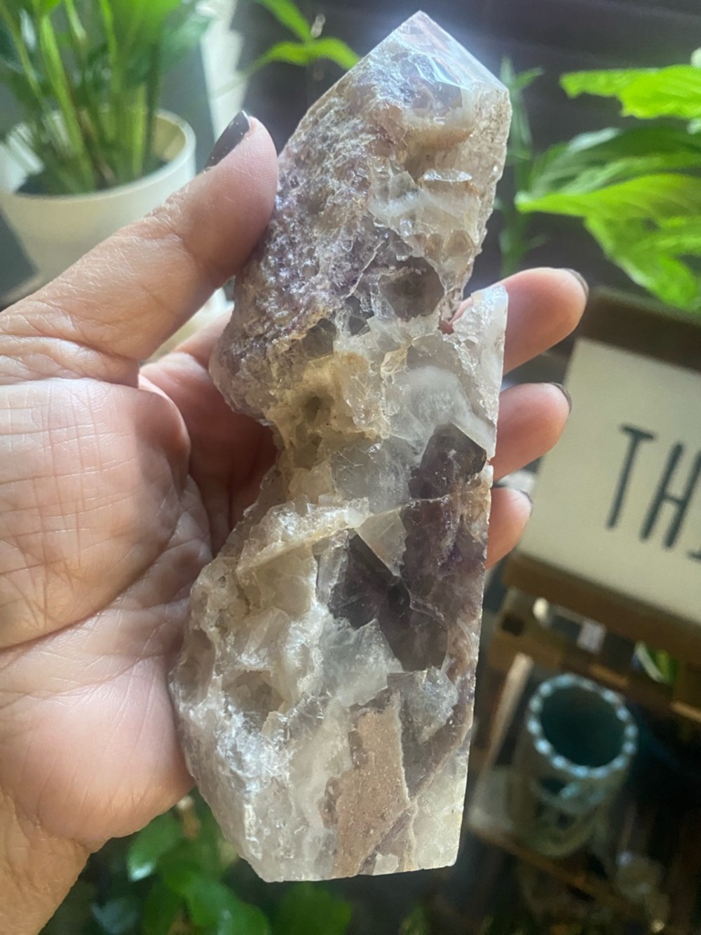 Pink Amethyst Druzy Tower